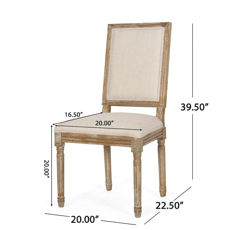 7-Piece French Country Dining Set with Butterfly Leaf Extension - image 37