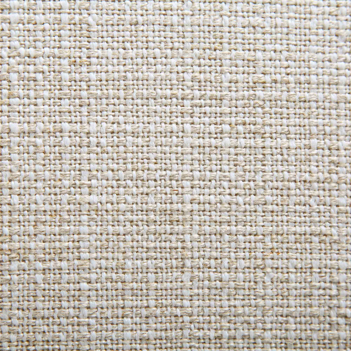 3-Seater Curved Sofa with Ball Cushions, Beige Linen Blend - image 16