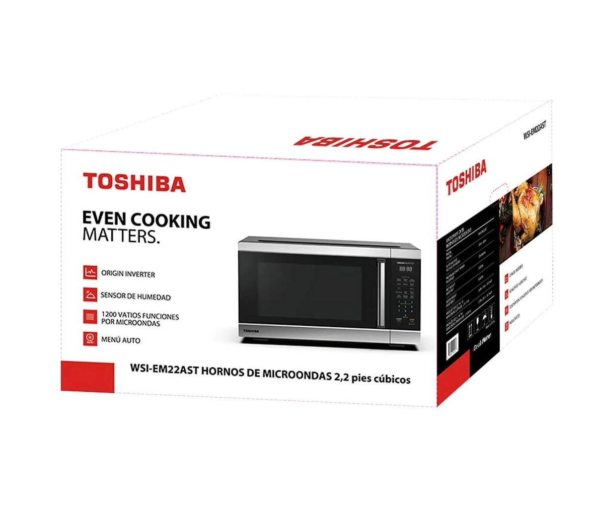 Toshiba 2.2 cu. ft. 24.4'' Microwave Oven in Stainless Steel - image 12
