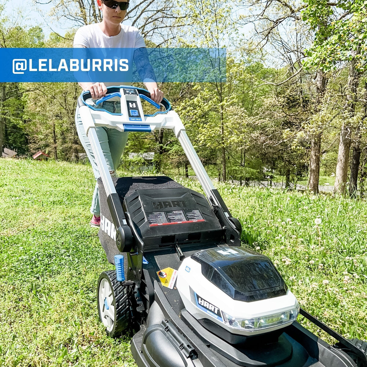 HART 40-Volt 21-inch Supercharge 3-in-1 Self-Propelled Mower Kit, (2) 6.0Ah Lithium-Ion Batteries - image 15