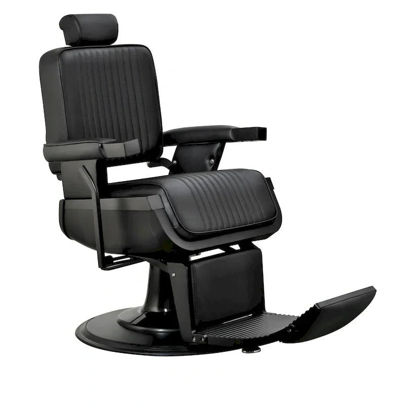 JAXSON Heavy Duty Barber Chair Reclining Hydraulic Barbershop Chair, Black Frame - image 1