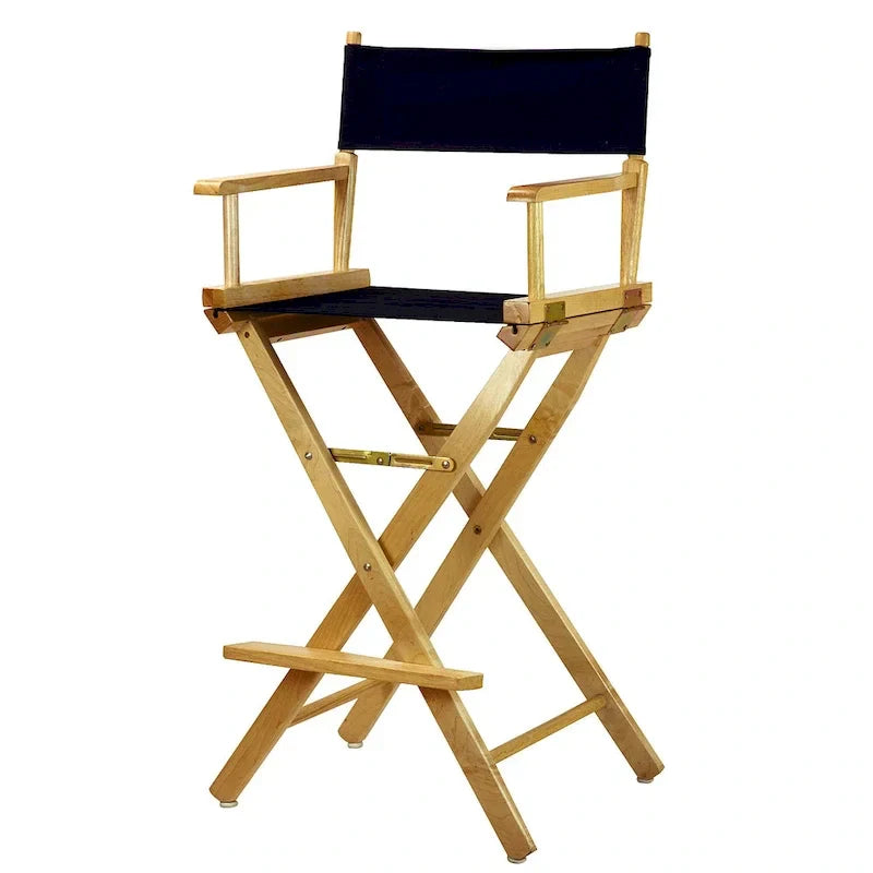 30-Inch Director's Chair with Natural Frame - image 1