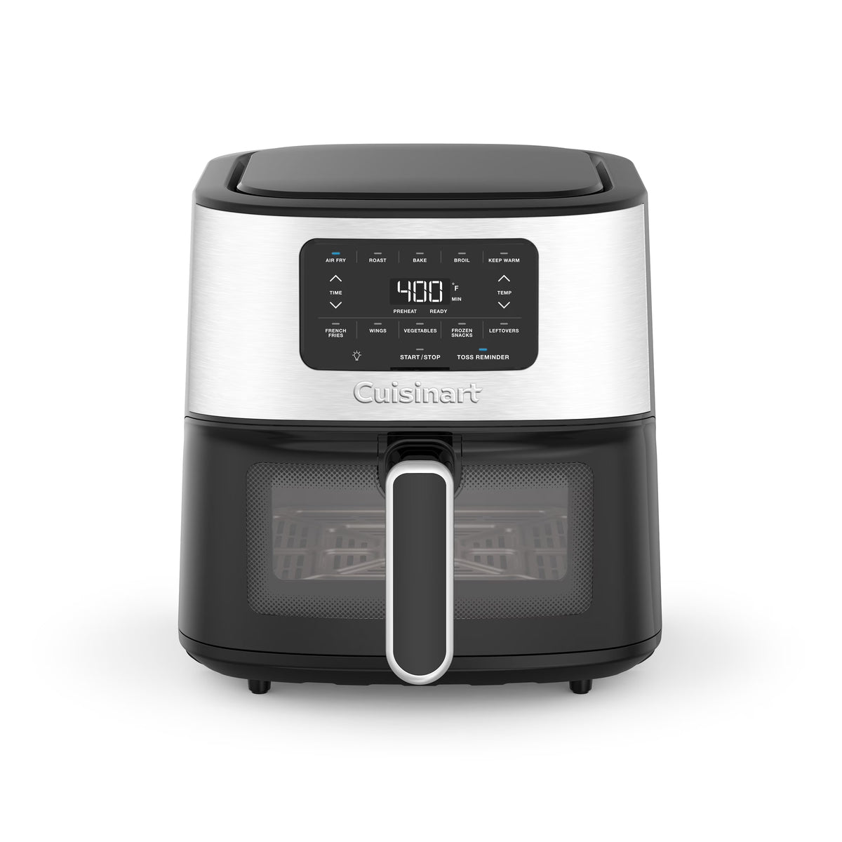 Open Box Cuisinart Air Fryer Oven - 6-Quart Basket Stainless Steel Air Fryer - Dishwasher-Safe Parts with 5 Presets - Roast, Bake, Broil, Air Fry and Keep Warm - Quick and Easy Meals - AIR-200 - image 1