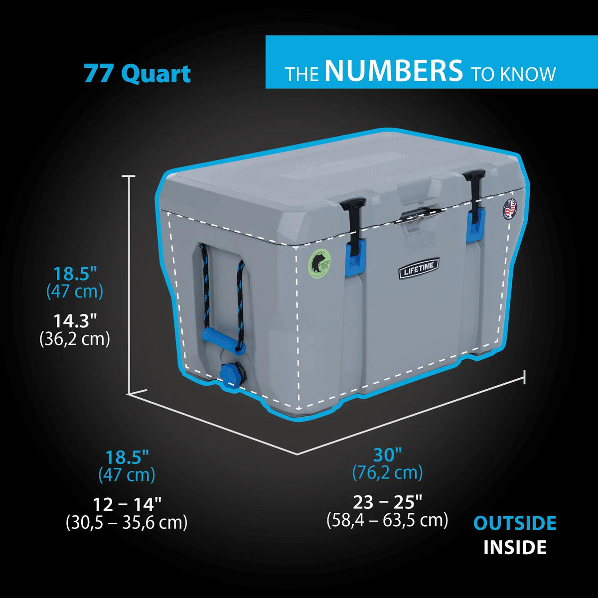 Lifetime 77 Quart High Performance Cooler (90903) - image 2
