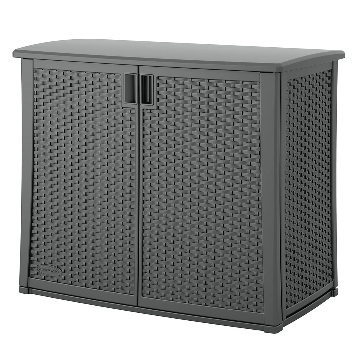 Suncast Outdoor 97-gallon Cabinet Deck Storage Box, Gray - image 2