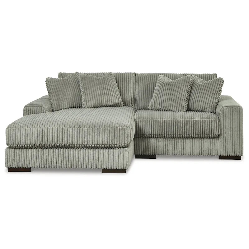 Signature Design by Ashley Lindyn 2-Piece Sectional Sofa with Chaise - Dimensions: 102W x 70D x 38H - image 6
