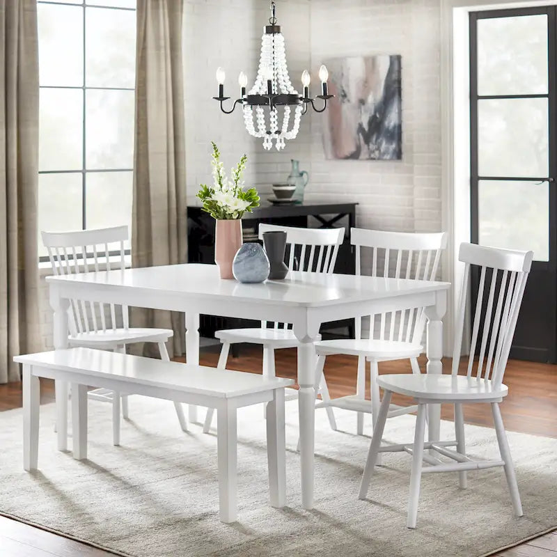 Set of 2 Venice Solid Wood Spindle Dining Chairs by Simple Living - image 19