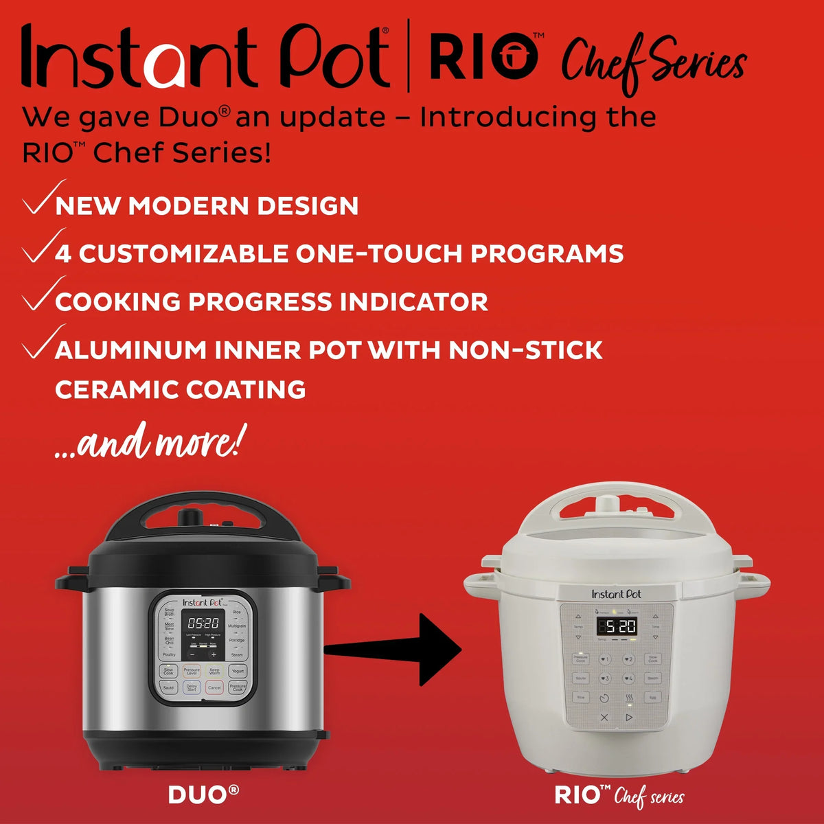 Instant Pot 6Qt RIO Chef Series 7-in-1 Multi-Cooker, Pressure Cooker, Slow Cook, & More, Black - image 21