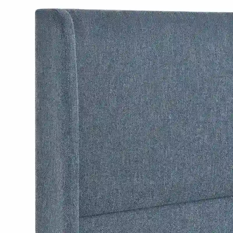Roundhill Furniture Rozitta Upholstered Wingback Bed with Platform Design - image 27