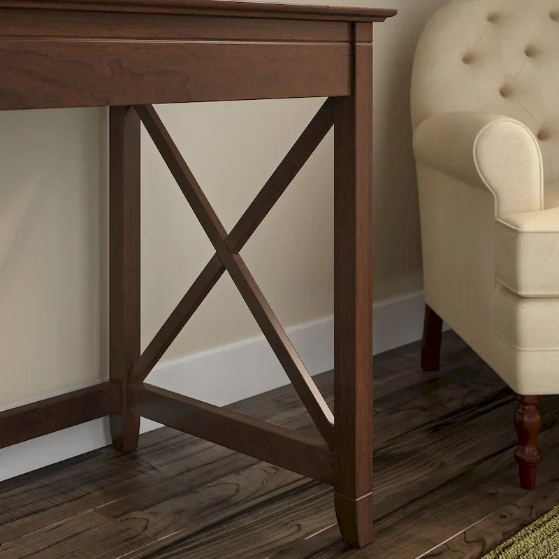 Bush Furniture Key West 60-Inch L-Shaped Desk with Rolling File Cabinet - image 5
