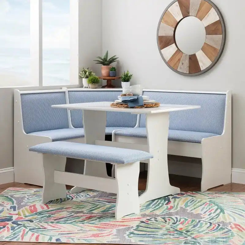 Sedley Farmhouse Nook Dining Set with Storage - image 4