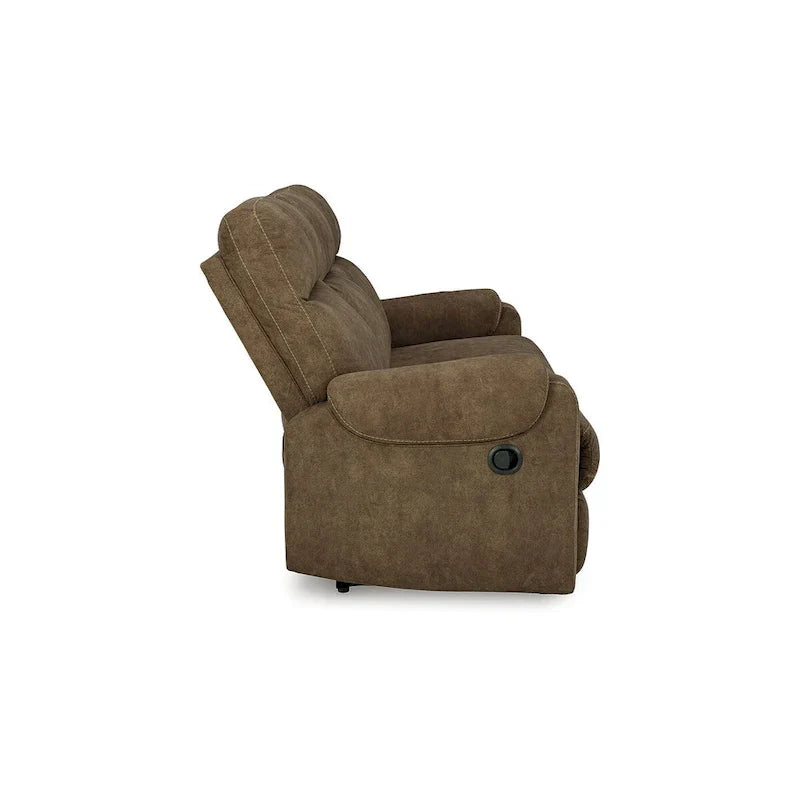 Signature Design by Ashley Edenwold Brown Reclining Sofa - Dimensions: 86" W x 40" D x 40" H - image 5