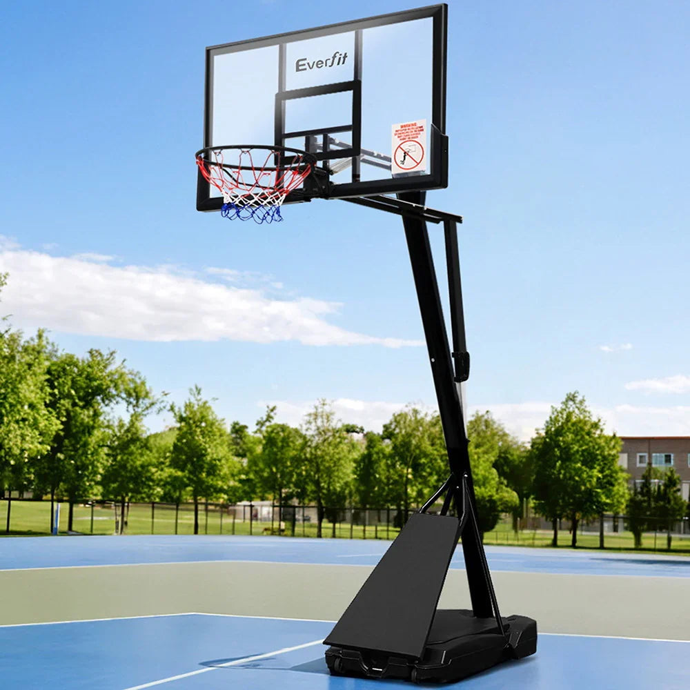 Everfit 3.05M Basketball Hoop Stand System Adjustable Height Portable Black Pro - image 8