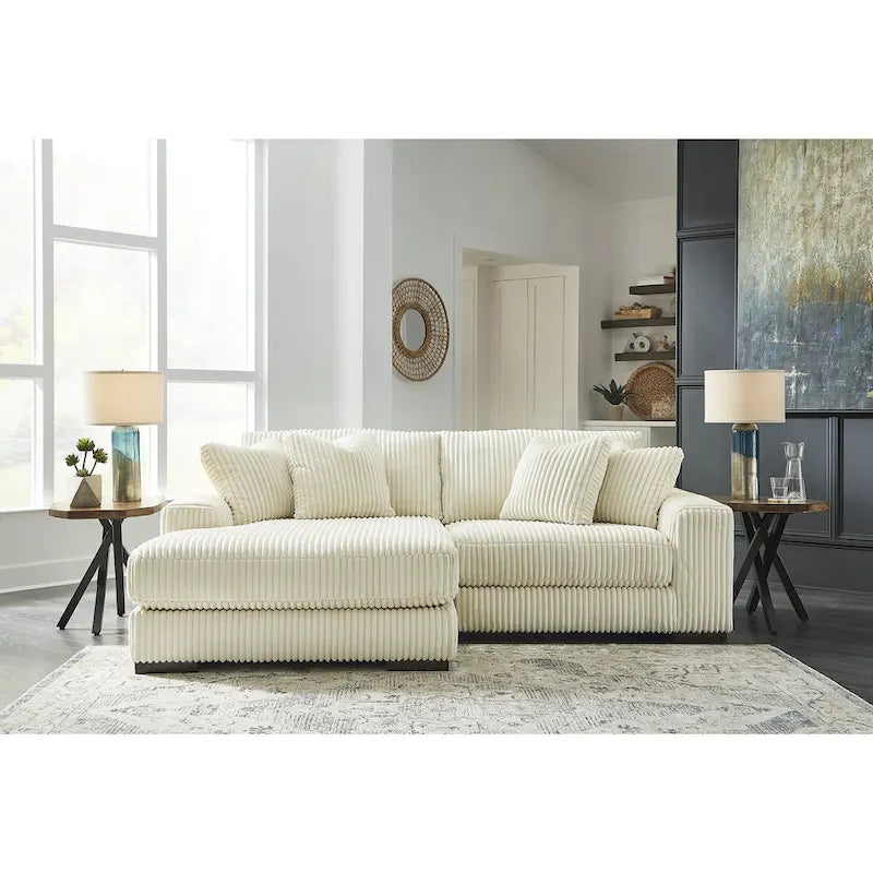 Signature Design by Ashley Lindyn 2-Piece Sectional Sofa with Chaise - Dimensions: 102W x 70D x 38H - image 1