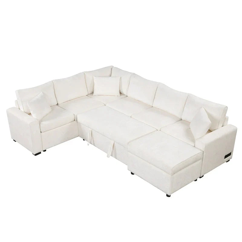 Sectional Sofa Pull-out Sofa Bed Sleeper - image 20