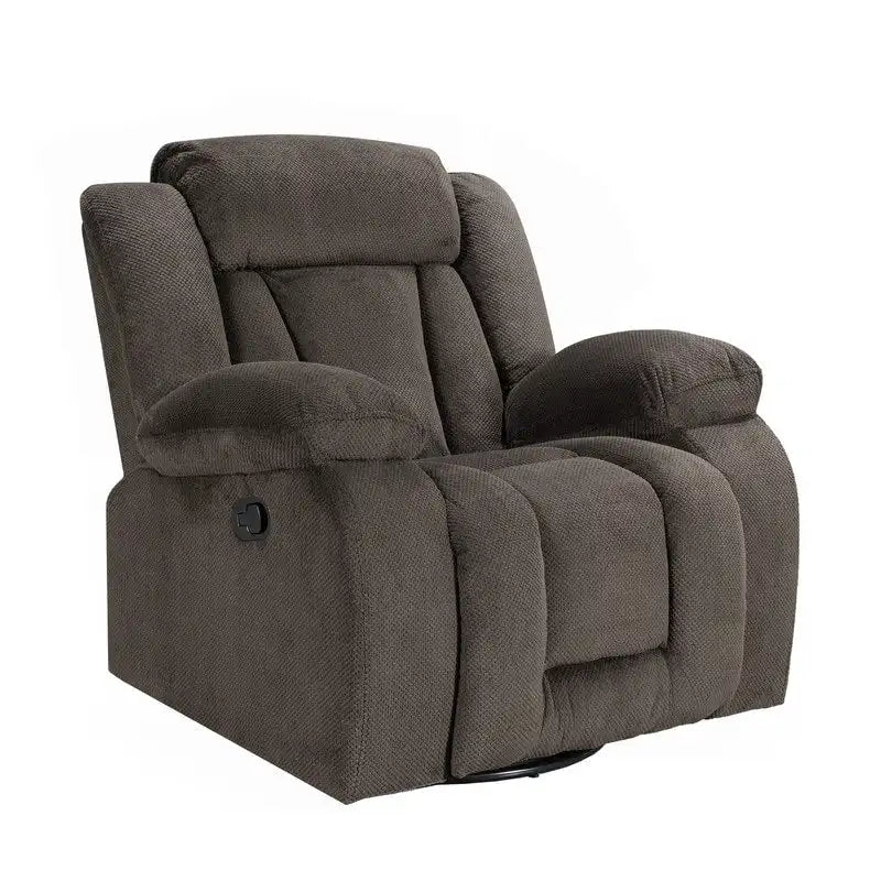 Upholstered Recliner with Rocking and Swiveling Features - image 12