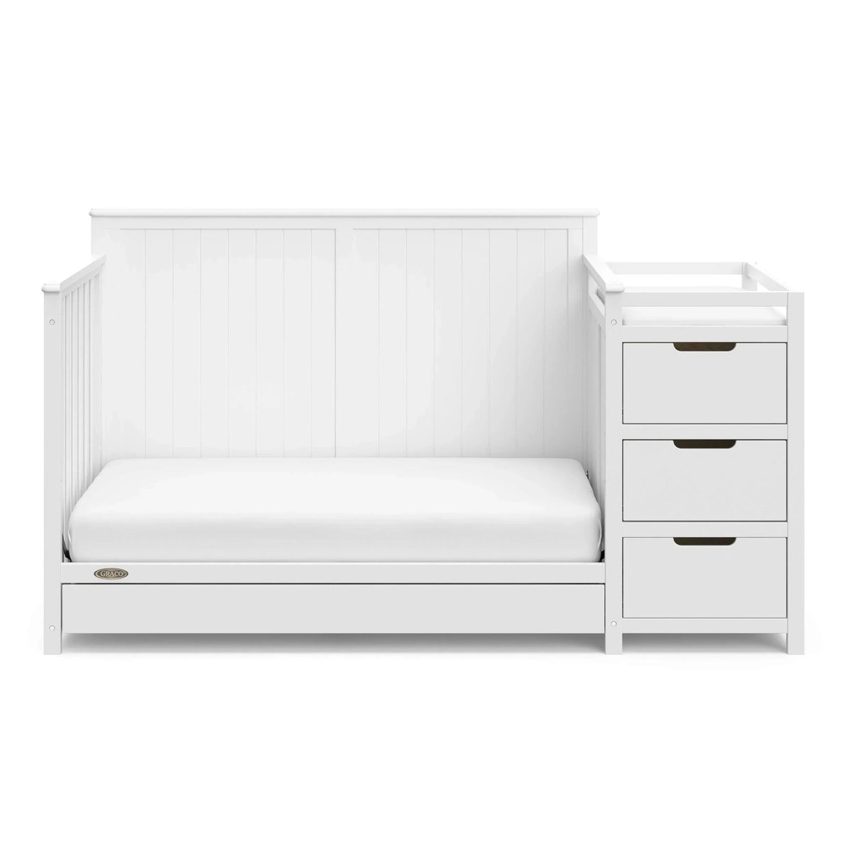 Graco Hadley 5-in-1 Convertible Crib and Changer with Drawer - image 3