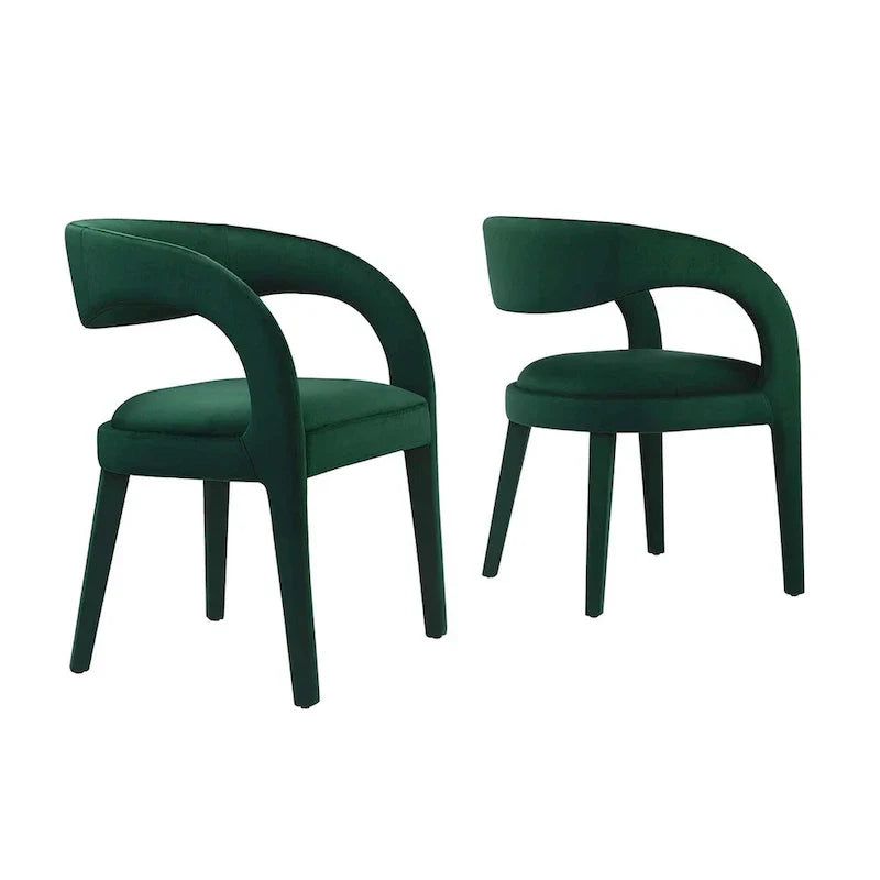 Set of Two Pinnacle Performance Velvet Dining Chairs - image 37