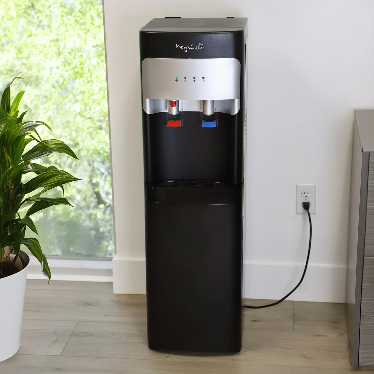MegaChef Stainless Steel Bottom Load Hot and Cold Water Dispenser 5 Gallon Water Cooler - image 16
