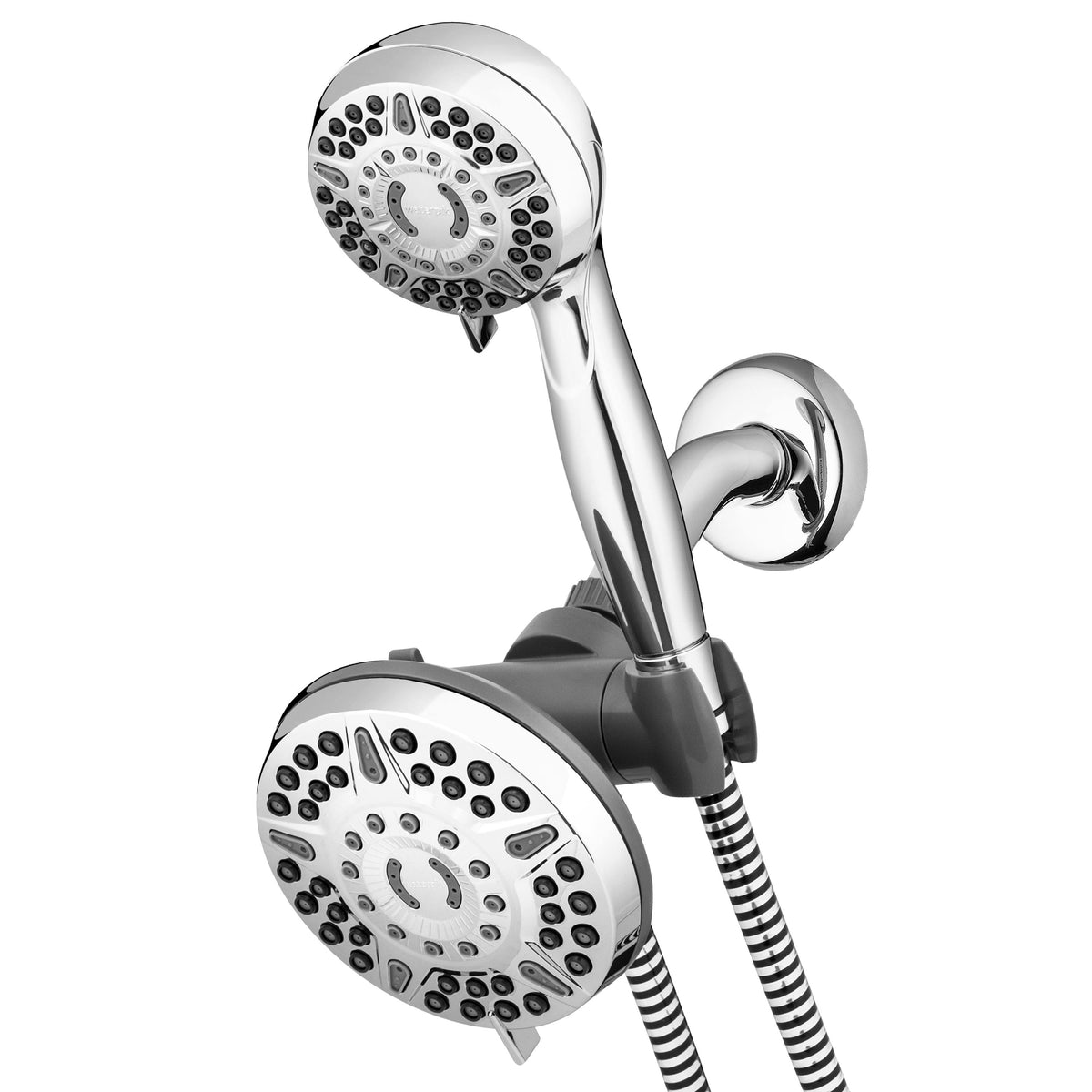 Waterpik PowerPulse Massge Chrome 6 Settings Showerhead Combo 1.8 - image 1