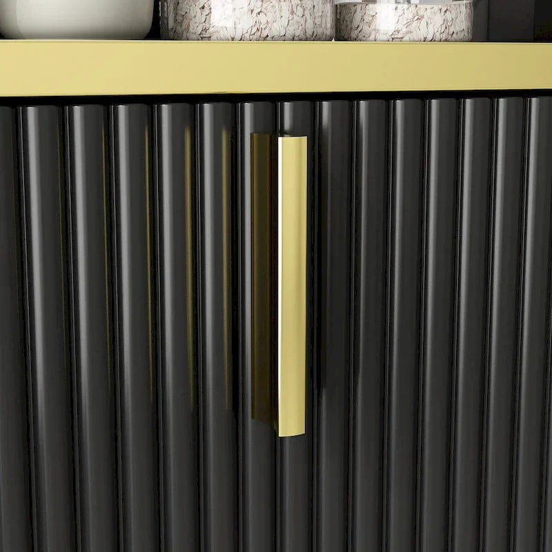 Pop-Up Door Sideboard Dresser Cabinet - Storage Console for TV - image 12