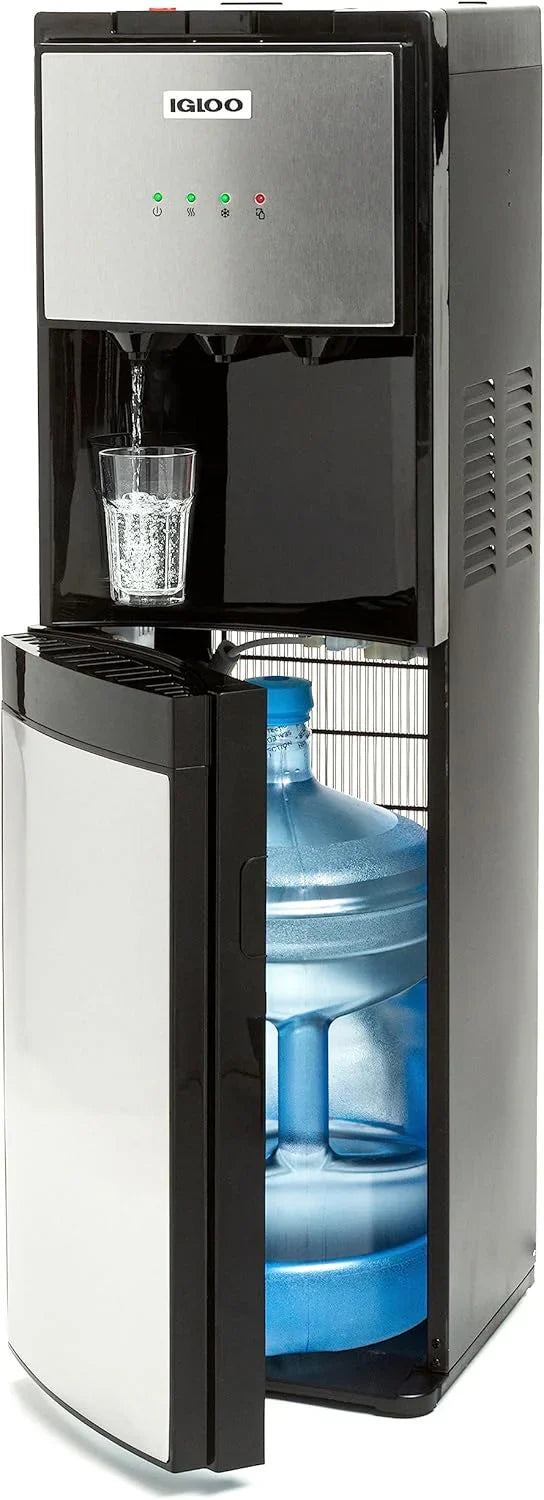 Igloo Bottom Loading Water Cooler Hot Cold Room Temperature Dispenser Stainless Steel - image 8