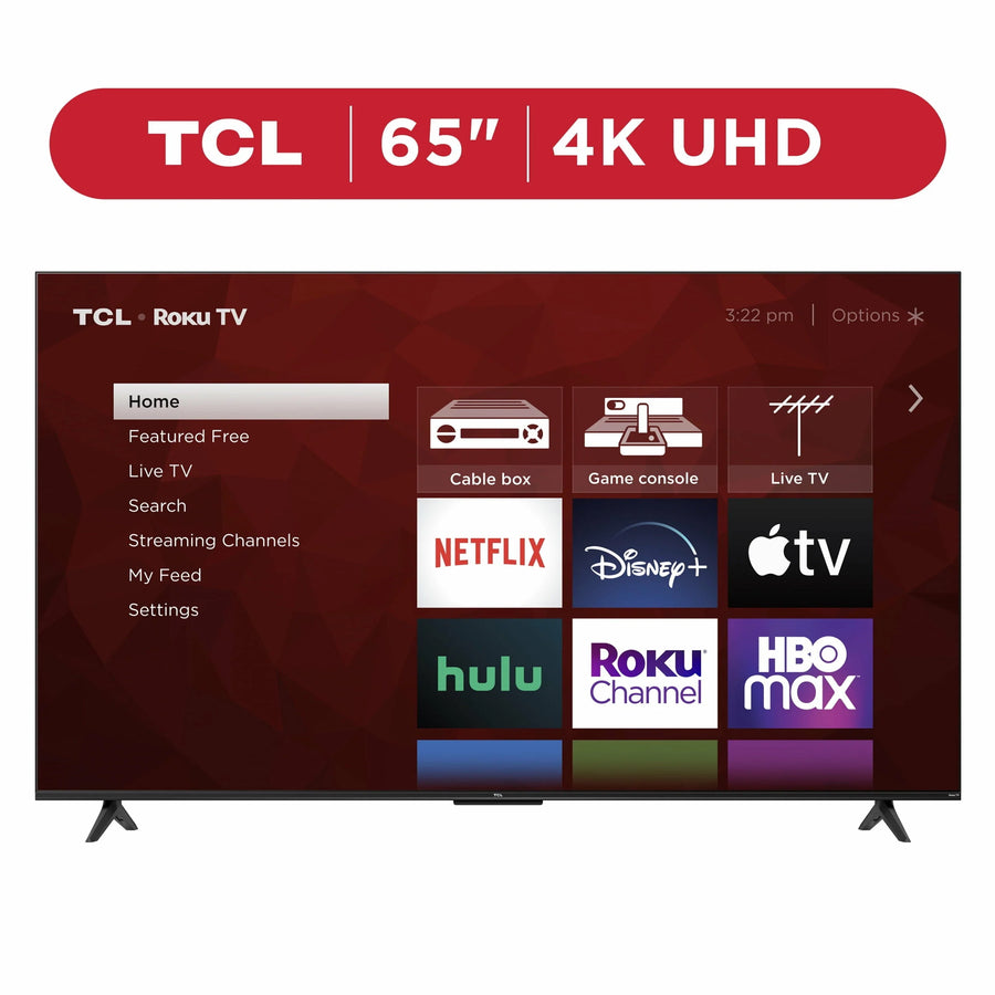 TCL 65′′ 4-Series 4K UHD HDR Smart Roku TV – Stunning Picture & Endless Entertainment - image 1