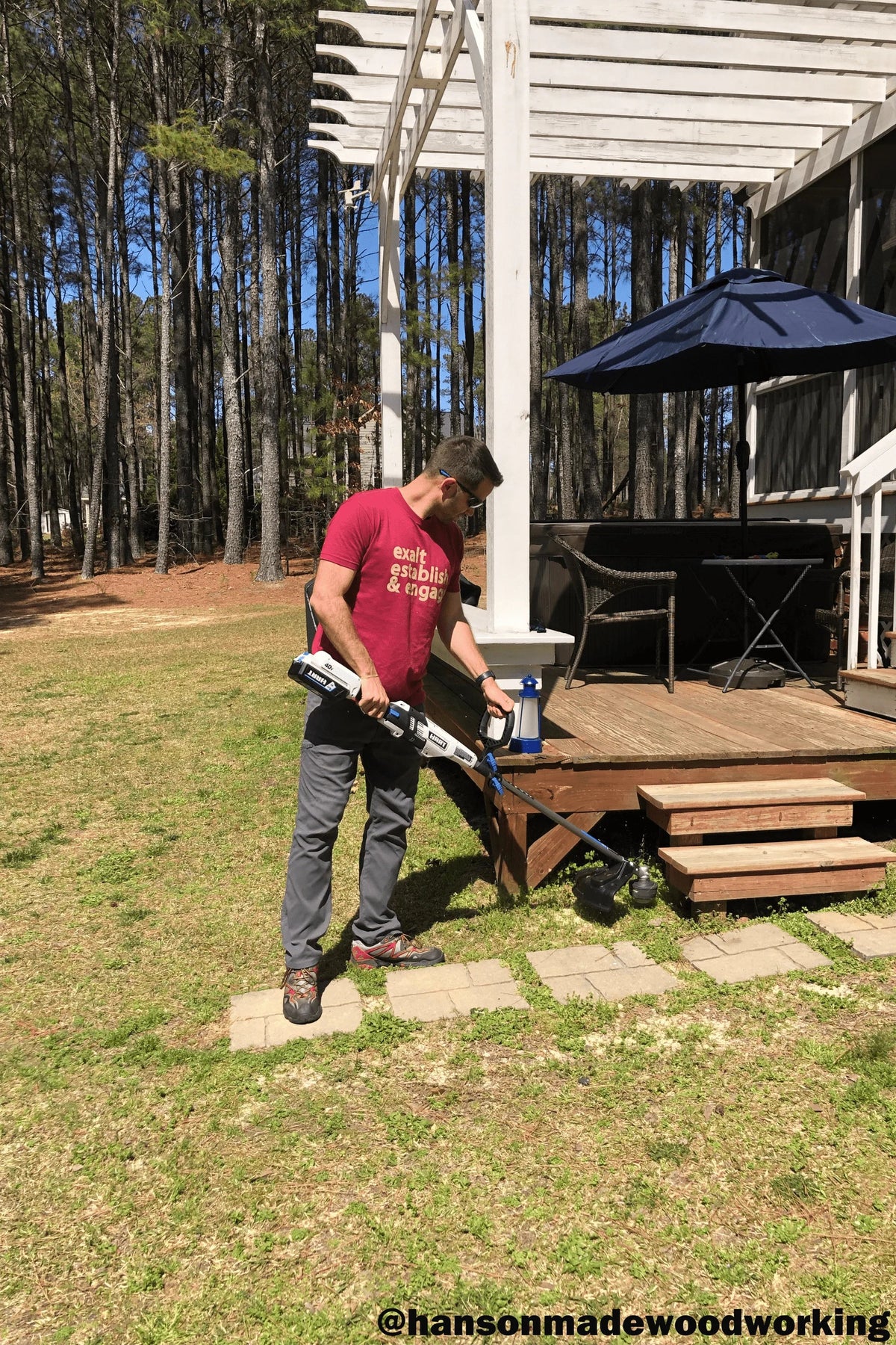 HART 40-Volt Cordless Attachment Capable 15-inch String Trimmer Kit, (1) 4.0Ah Lithium-Ion Battery - image 9