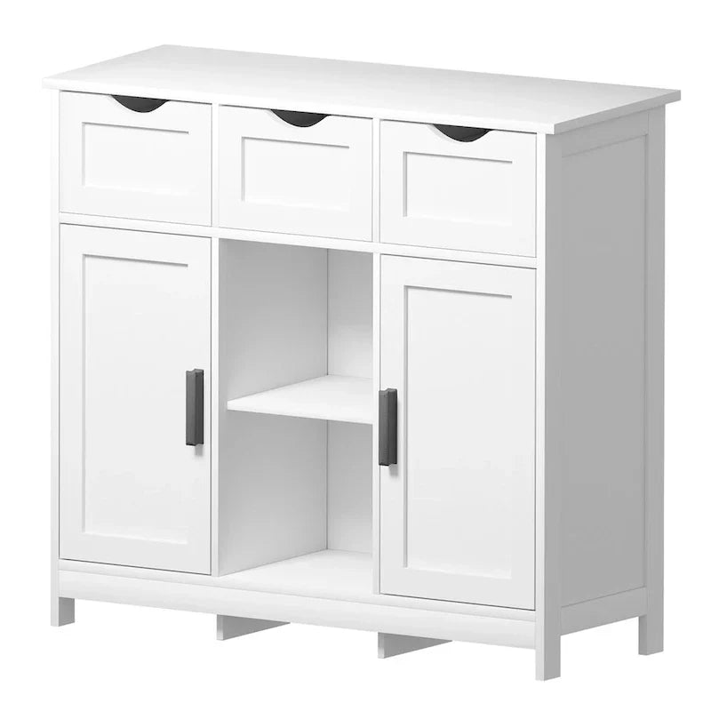 Roomfitters Morden Buffet Sideboard Cabinet with Doors and Drawers - Stylish Coffee Bar and Storage Solution - image 16
