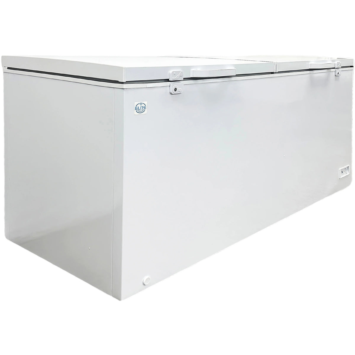 NSF 79 in. Solid Door Commercial Chest Freezer 30 Cu. Ft. Two Door Chest Freezer White - image 2