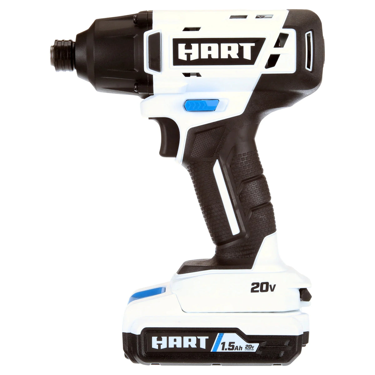 HART 20-Volt Cordless 1/4" Hex Chuck Impact Driver Kit, (2) 1.5Ah Lithium-Ion Batteries, Gen 2 - image 16