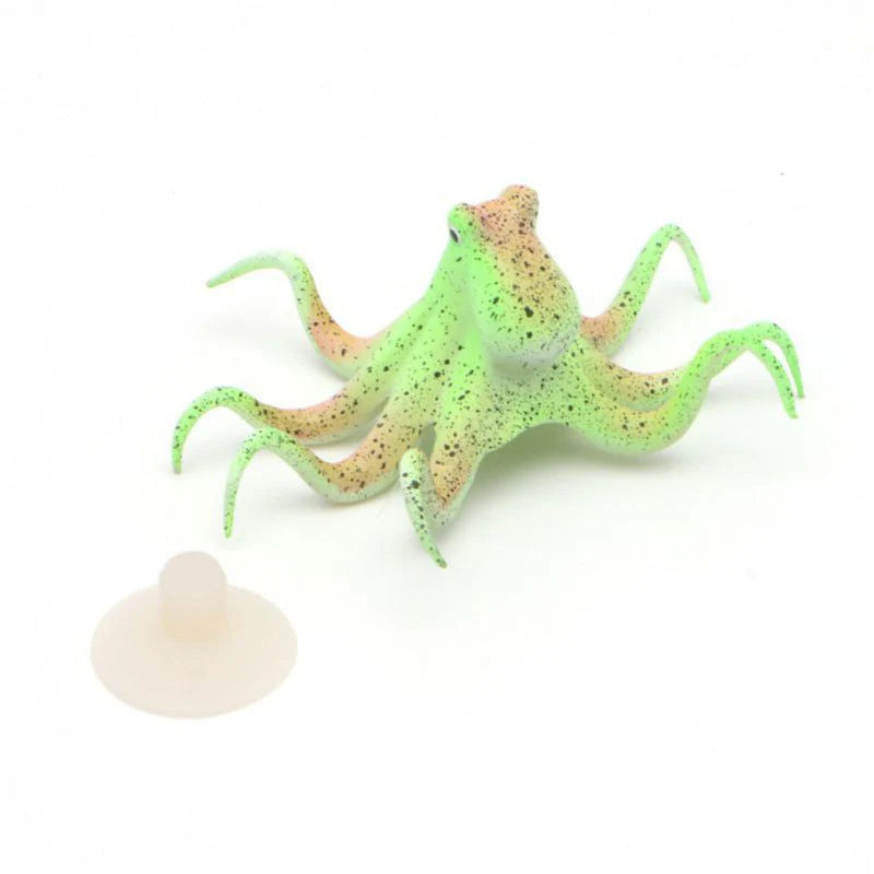 Glow Simulation Squid Aquarium Decoration – Silicone Luminous Fish Tank - image 6