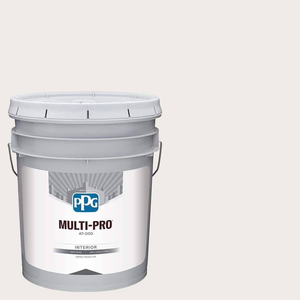 MULTI-PRO 5 gal. PPG1025-1 Commercial White Semi-Gloss Interior Paint - image 1