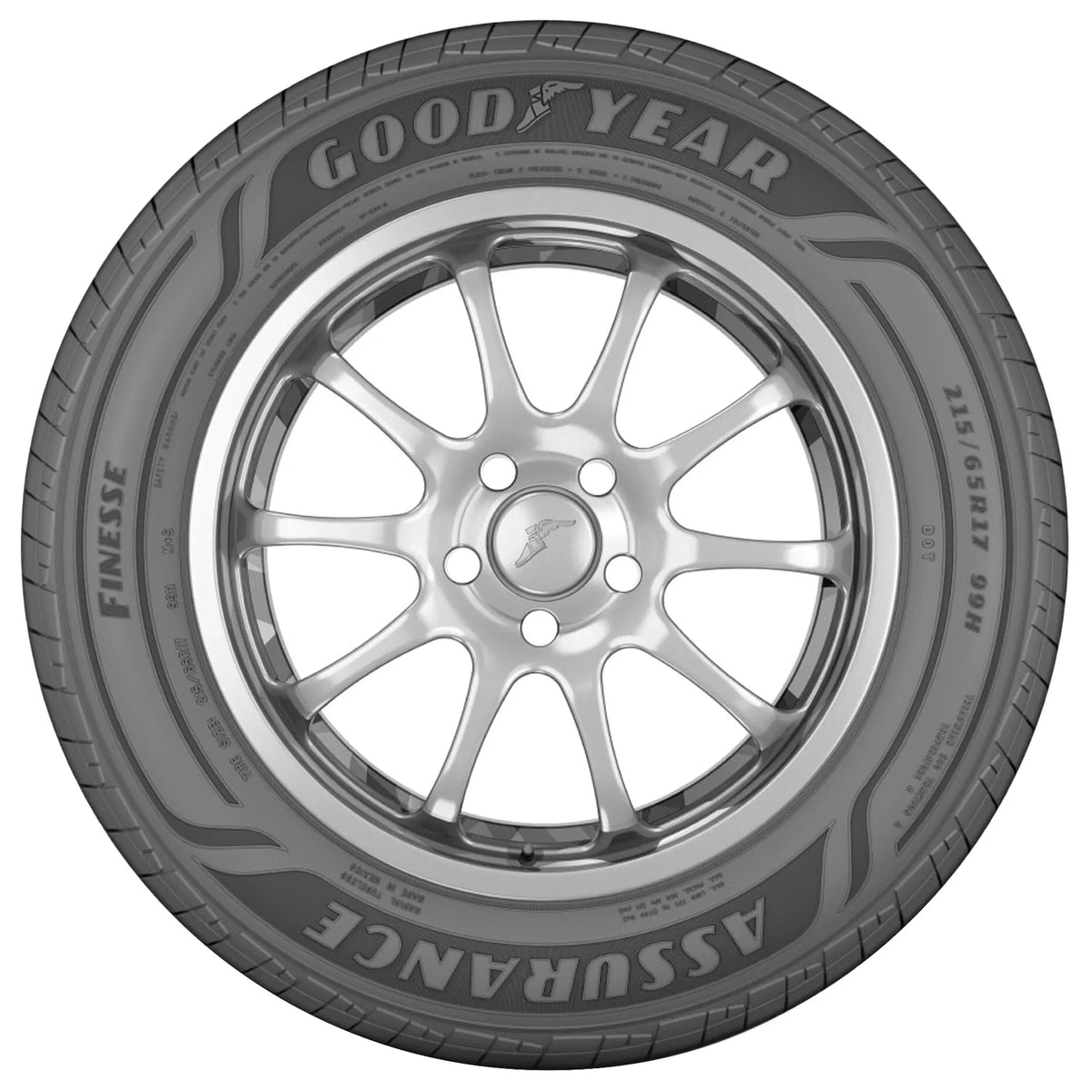 Goodyear Assurance Finesse All-Season 235/55R19 101H Passenger Tire - image 2