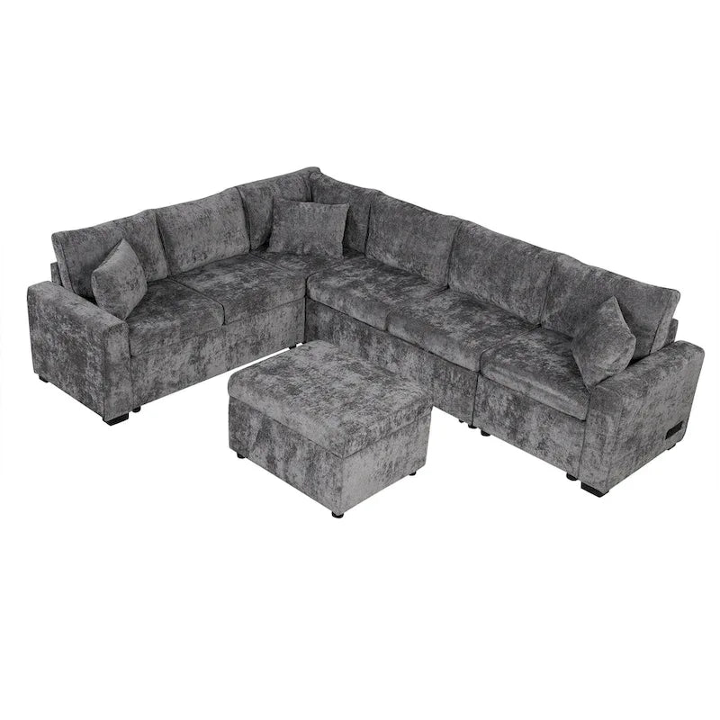 Sectional Sofa Pull-out Sofa Bed Sleeper - image 15