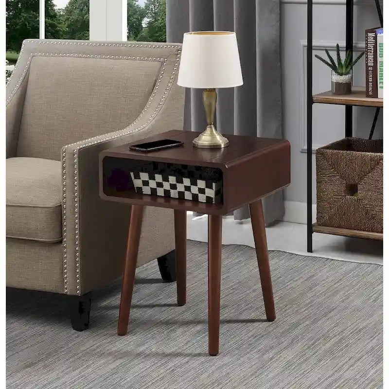 Convenience Concepts Napa End Table Featuring Storage Shelf - image 1