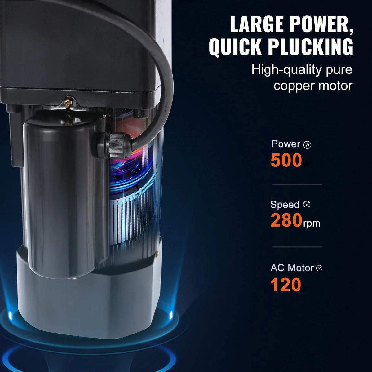 VEVOR 500W Chicken Plucker Machine with 20 Drum - image 2