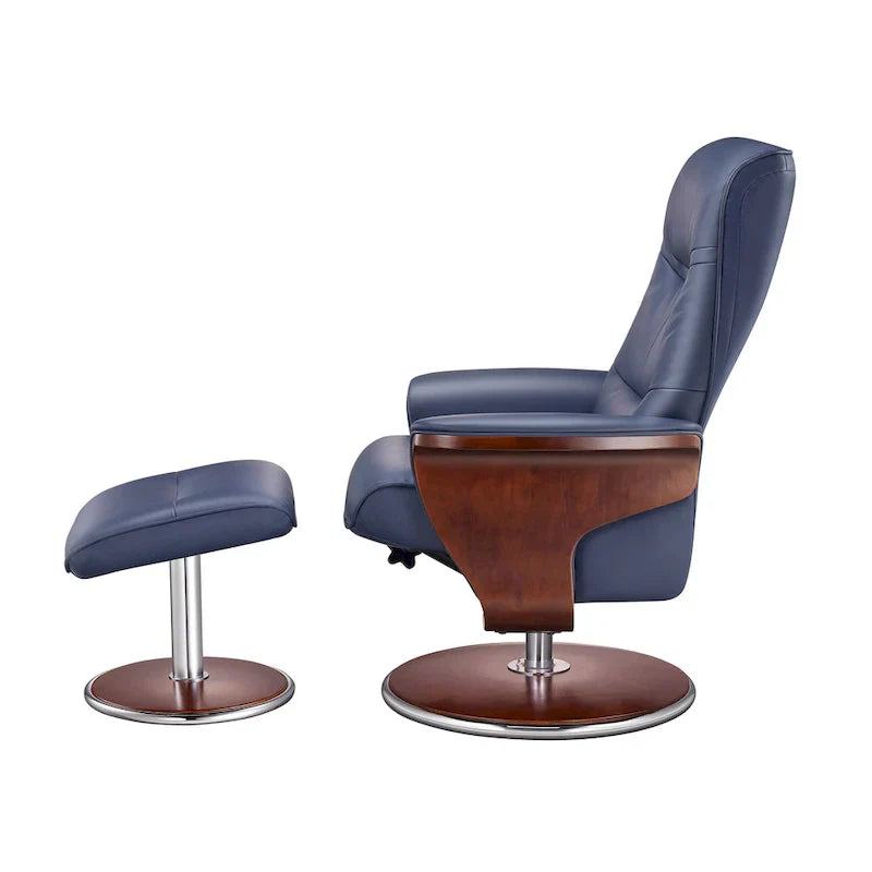 Artiva USA Milano Recliner Chair and Ottoman Set - image 2