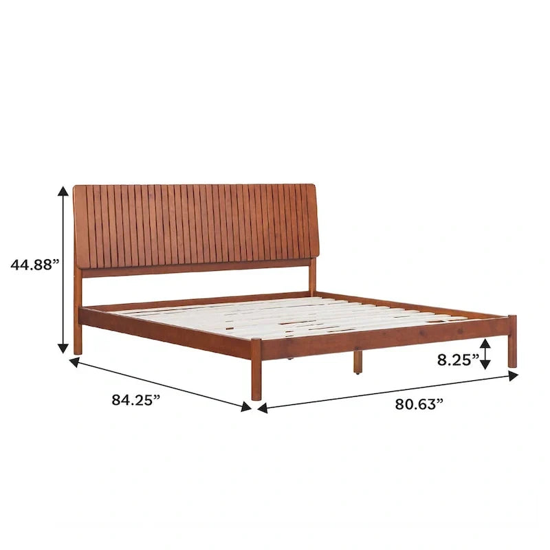 Modern King Bed with Slatted Headboard by Middlebrook Designs - image 25