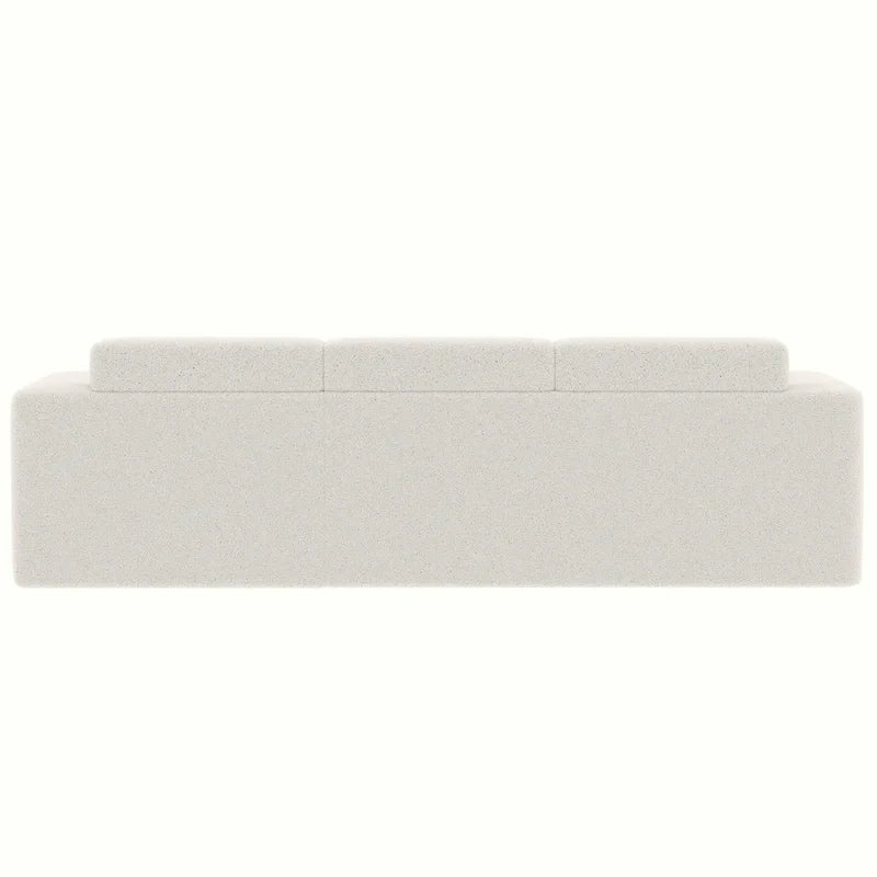 Christopher Knight Home - 109 Modern L-Shaped Modular Sectional Sofa in Teddy Fabric with Chaise and Pillows - image 11