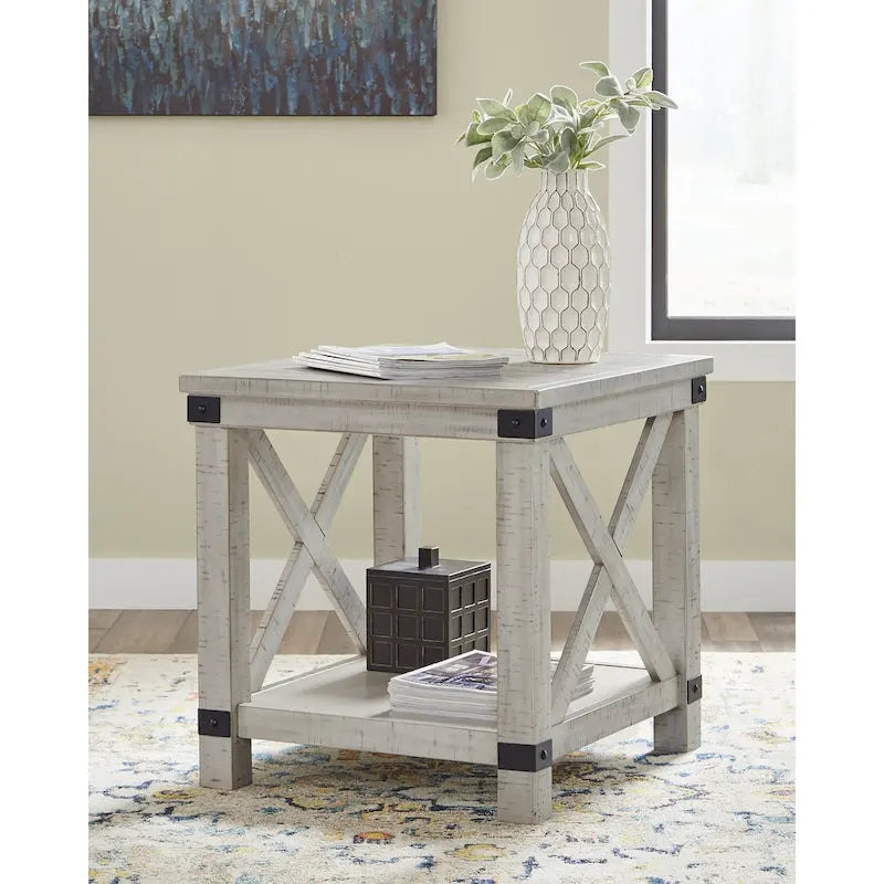 Signature Design by Ashley Carynhurst 24" x 26" Rectangular End Table - 25" Height - image 1