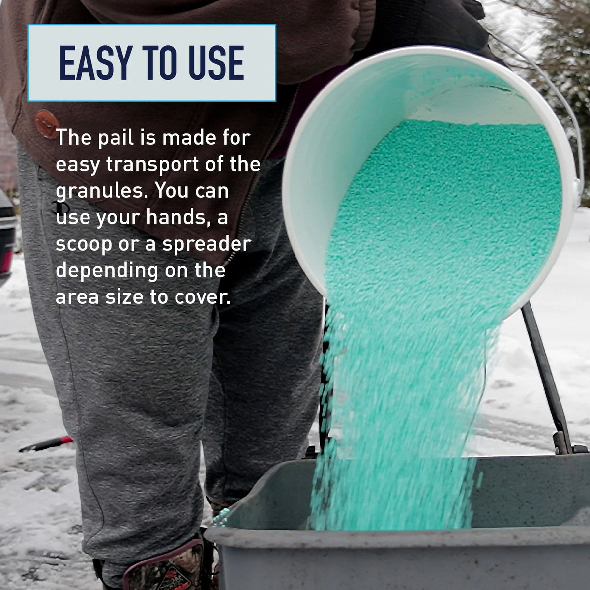 Safe Paw Pet Safe Ice Melt, 100% Salt and Chloride free with Traction Agent, Non-Toxic, Fast Acting, Lasts 3X Longer -C 35 Lbs - image 4