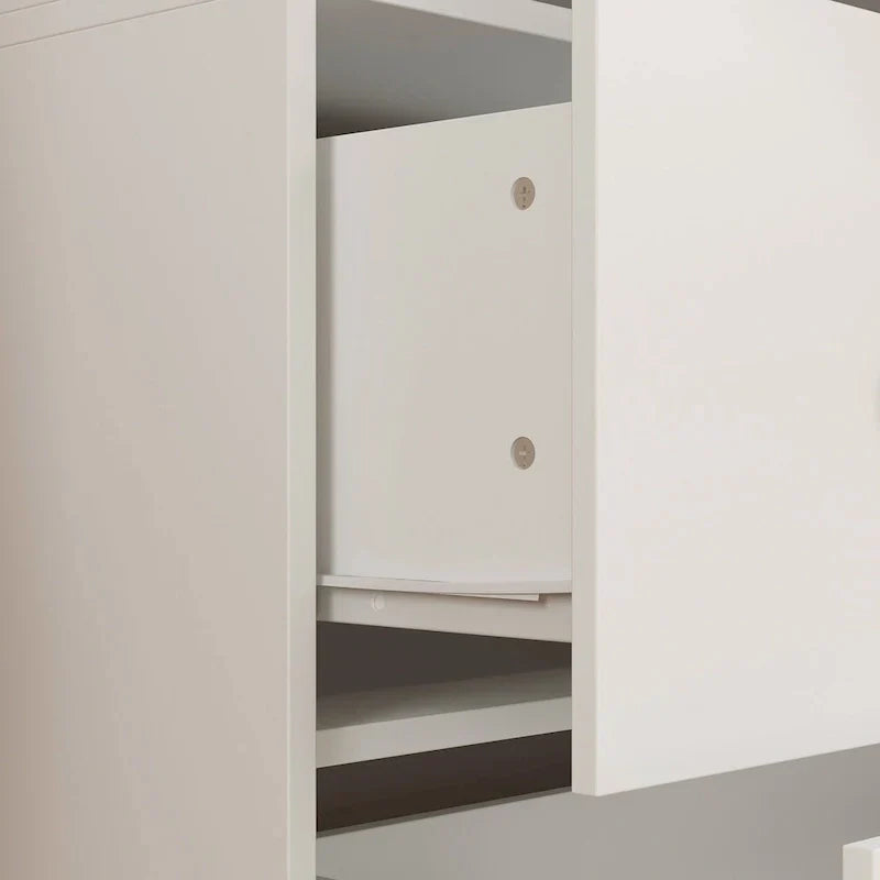 Modern Wardrobe Armoire with Mirror Door Drawers and Shelves - image 15