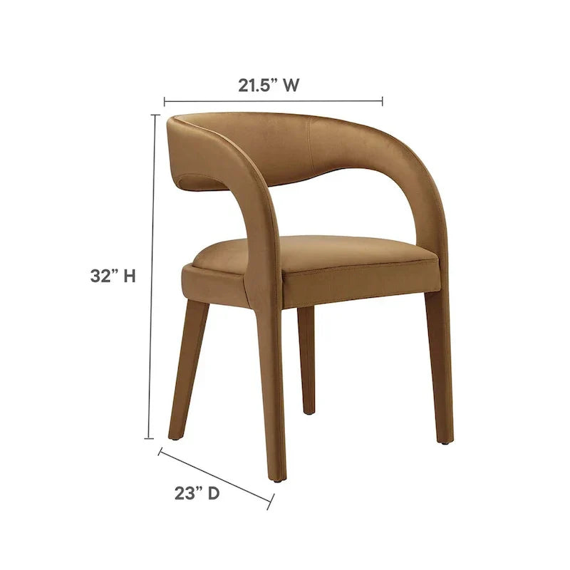 Set of Two Pinnacle Performance Velvet Dining Chairs - image 14
