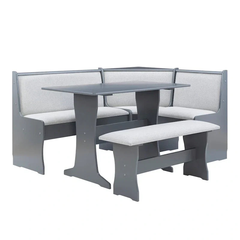 Sedley Farmhouse Nook Dining Set with Storage - image 39