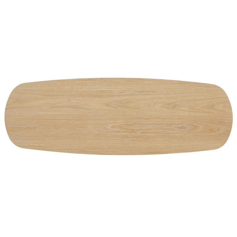 Edo Modern Oak-Finished Sofa Table with Durable Column Base by iNSPIRE Q - image 5