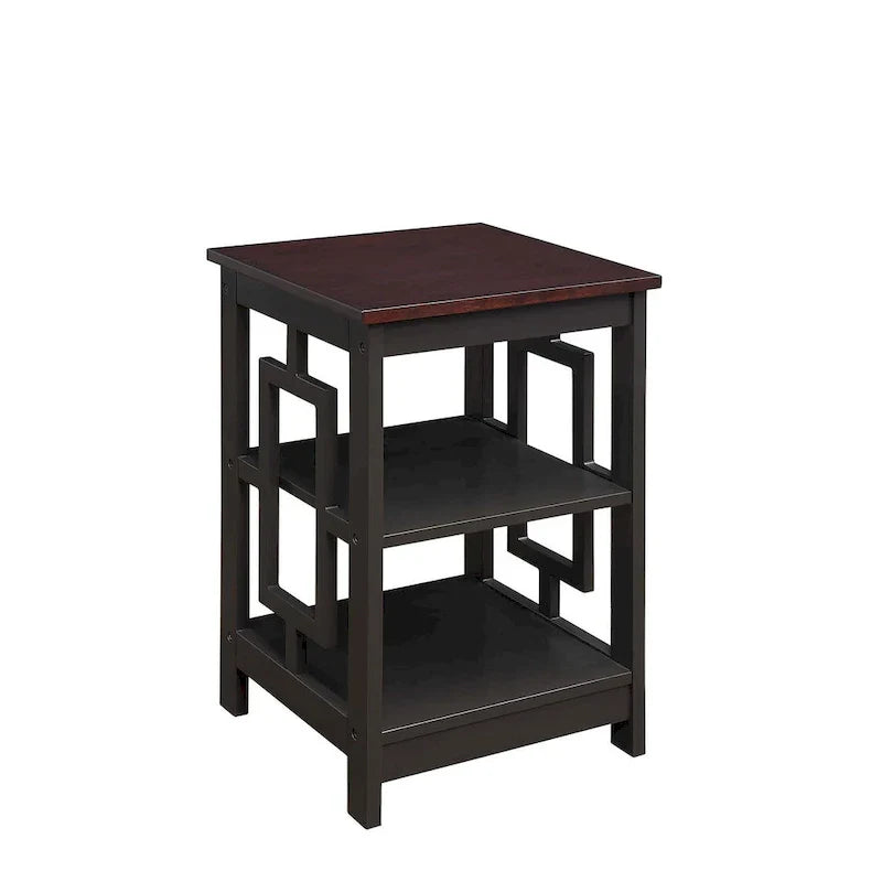 Convenience Concepts Town Square End Table Featuring Shelves - image 33