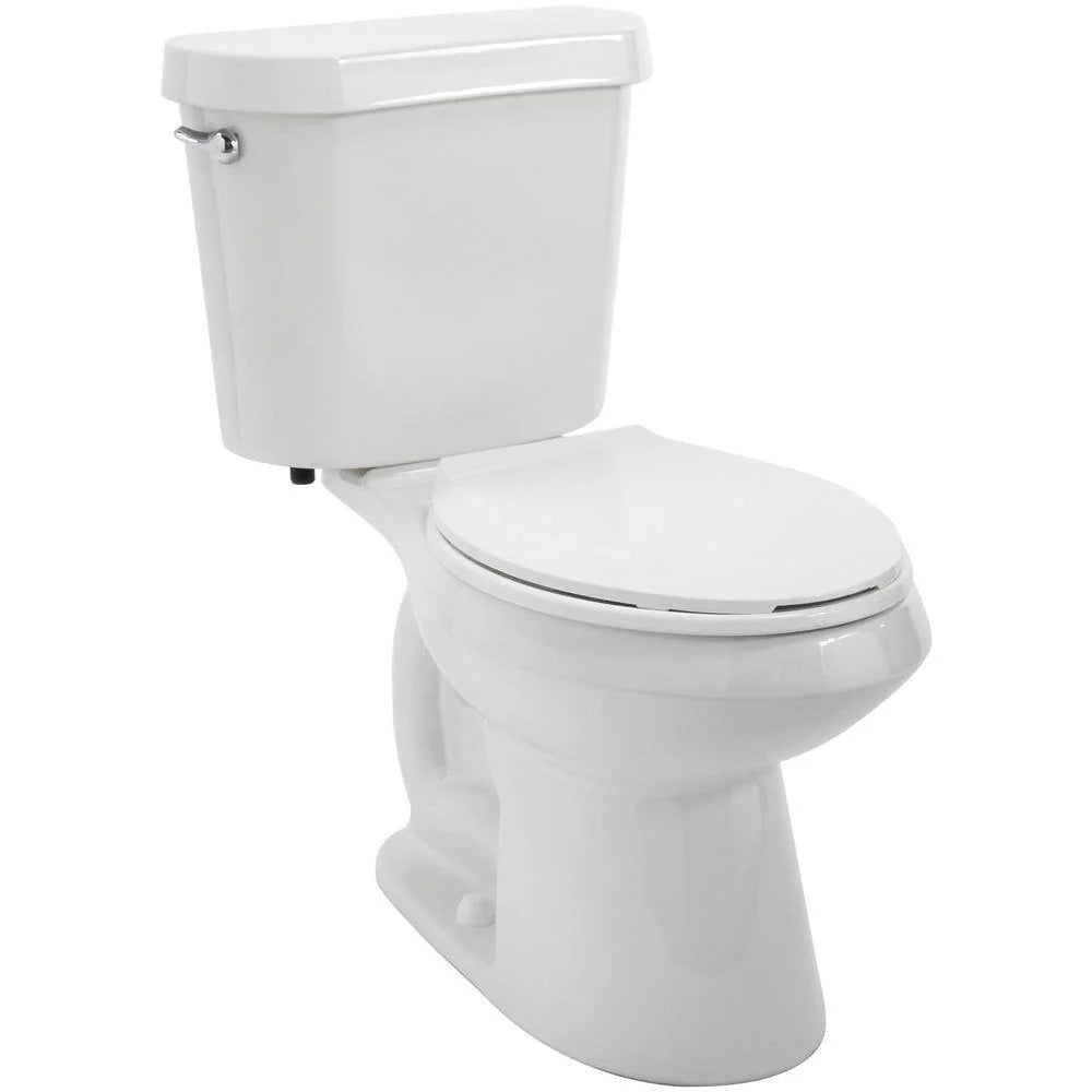 2-Piece 1.28 GPF High Efficiency Single Flush Elongated Toilet in White - image 8