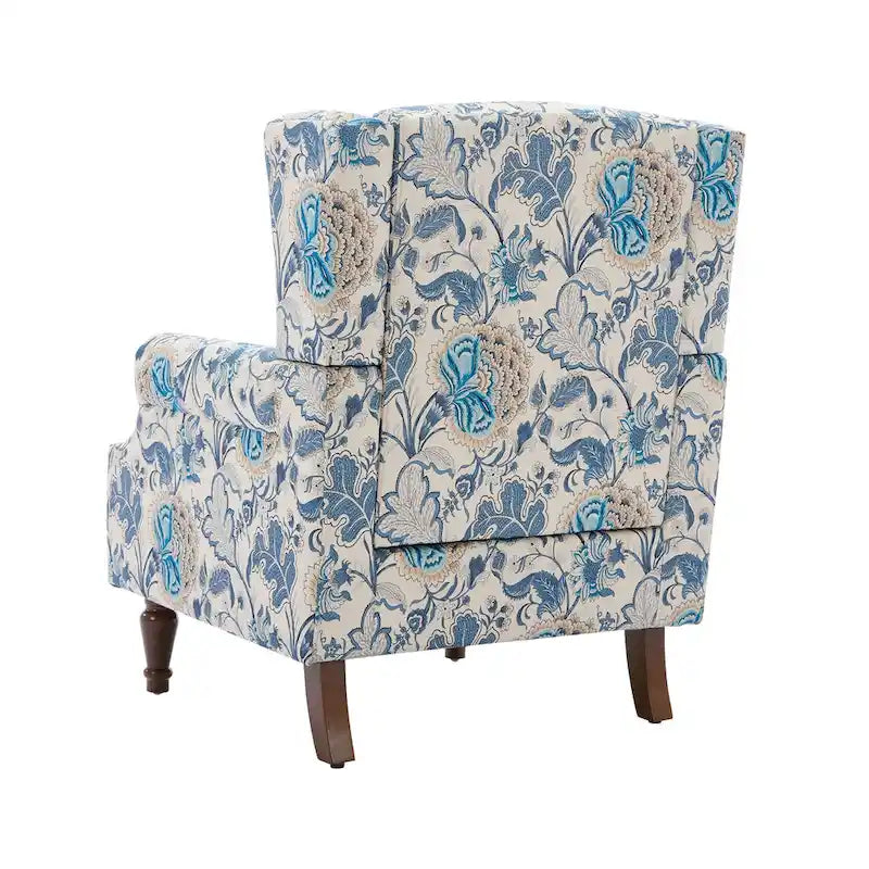 Pair of Stylish Upholstered Accent Chairs with Patterns for Living Room - image 21