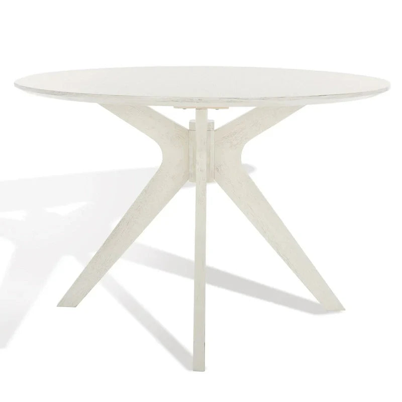 Round Dining Table with Wooden Base for Kitchen and Dining Room - image 20